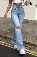 Load image into Gallery viewer, Wide Leg Flared Jeans
