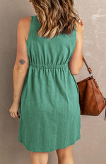 Load image into Gallery viewer, Light Pink Elasticated Waist Dress
