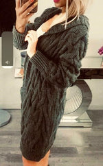 Load image into Gallery viewer, Cable Knit Hooded Cardigan

