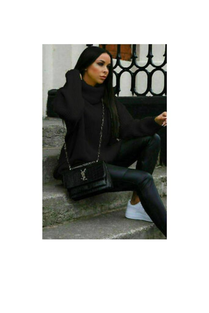 Polo Knitted Florecent Jumper