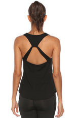 Load image into Gallery viewer, Black Sports Fitness Vest
