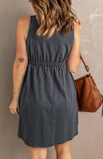 Load image into Gallery viewer, Light Pink Elasticated Waist Dress

