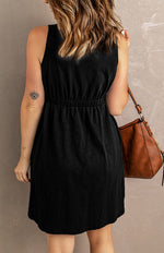 Load image into Gallery viewer, Light Pink Elasticated Waist Dress
