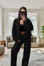 Load image into Gallery viewer, New Style Oversized Fleece Zipper &amp; Wide Leg Tracksuit Bottoms

