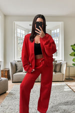 Load image into Gallery viewer, New Style Oversized Fleece Zipper &amp; Wide Leg Tracksuit Bottoms
