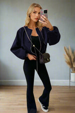 Load image into Gallery viewer, Stylish Zip Up Bomber Jacket

