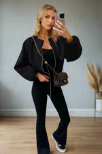Load image into Gallery viewer, Stylish Zip Up Bomber Jacket
