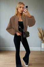 Load image into Gallery viewer, Stylish Zip Up Bomber Jacket
