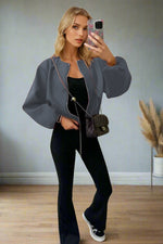 Load image into Gallery viewer, Stylish Zip Up Bomber Jacket

