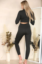 Load image into Gallery viewer, Ribbed Tracksuit Two Piece Set
