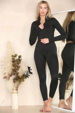 Load image into Gallery viewer, Ribbed Tracksuit Two Piece Set
