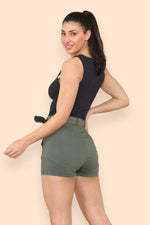 Load image into Gallery viewer, Belted Cargo Skorts
