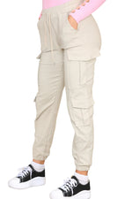 Load image into Gallery viewer, High Waist Cargo Pockets Pants
