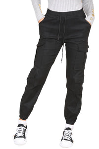 High Waist Cargo Pockets Pants