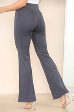 Load image into Gallery viewer, High Waisted Wide Leg Flared Trousers

