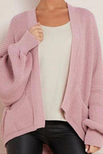 Load image into Gallery viewer, Crop Balloon Pocket Cardigan
