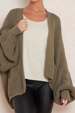 Load image into Gallery viewer, Crop Balloon Pocket Cardigan
