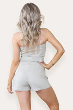Load image into Gallery viewer, Skort Cargo Style Belted Playsuit
