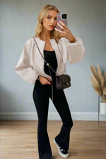 Load image into Gallery viewer, Stylish Zip Up Bomber Jacket
