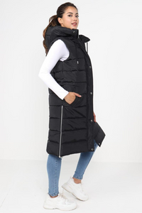 Long Hooded Puffer Coat