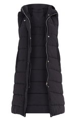 Load image into Gallery viewer, Long Hooded Puffer Coat
