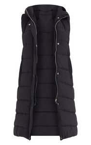 Long Hooded Puffer Coat