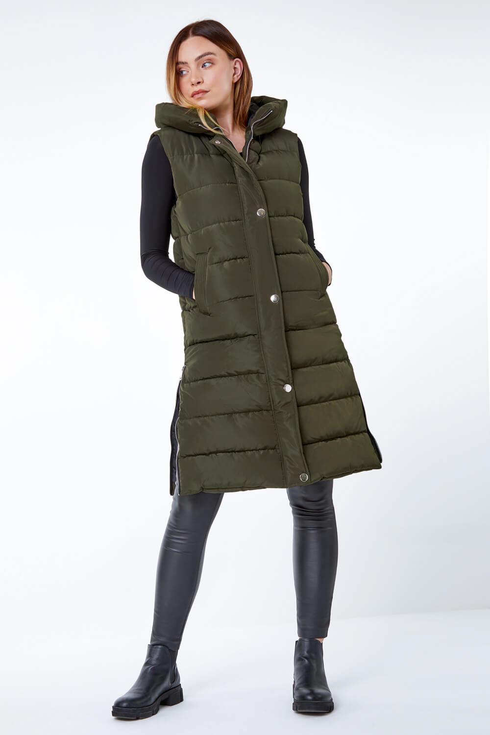 Long Hooded Puffer Coat
