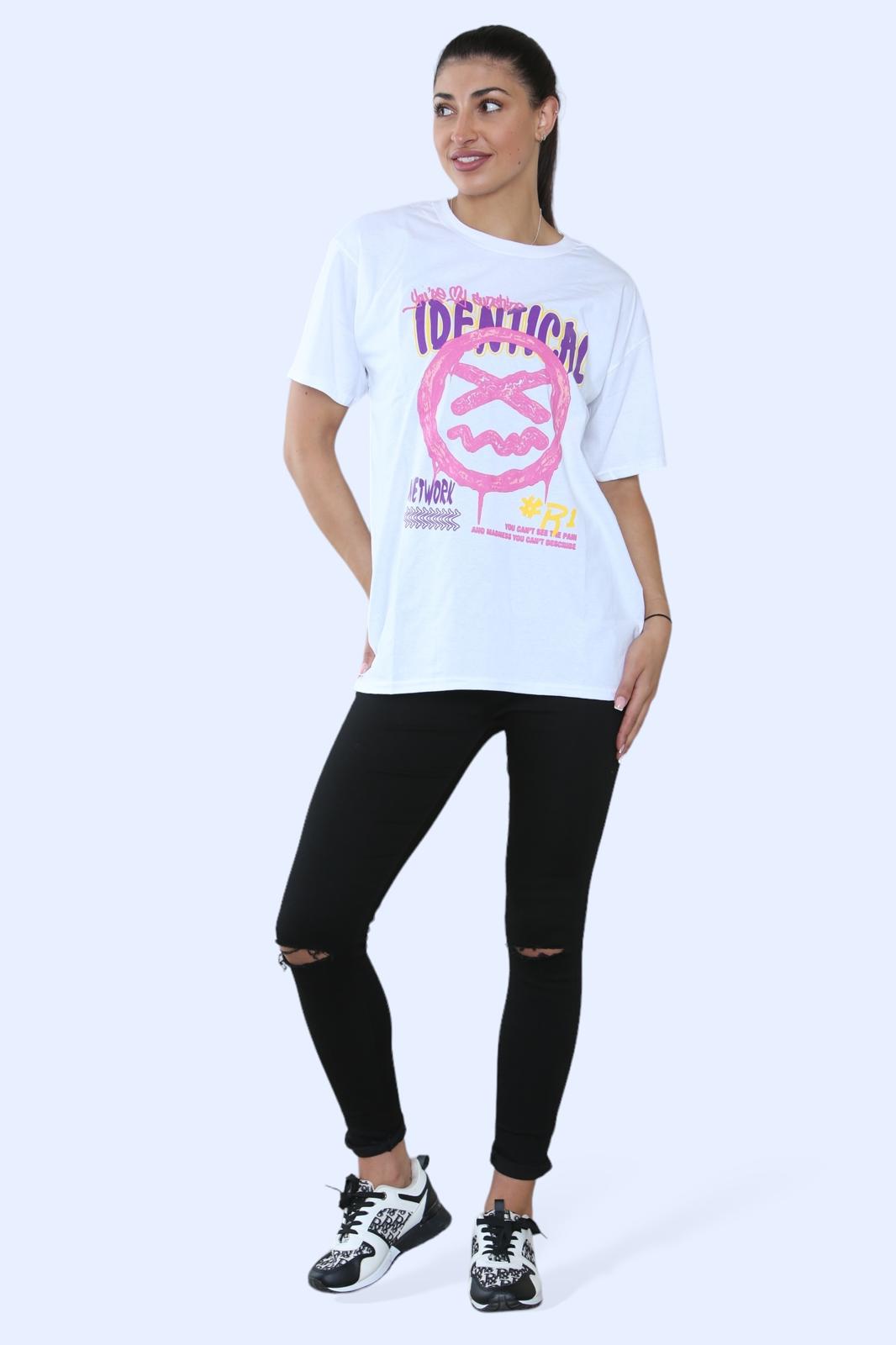 “Identical” Printed Short Sleeve T-Shirt