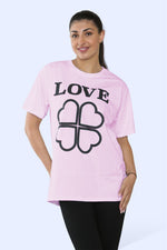 Load image into Gallery viewer, Ladies “Love” Printed Short Sleeve T-Shirt
