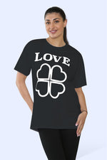 Load image into Gallery viewer, Ladies “Love” Printed Short Sleeve T-Shirt
