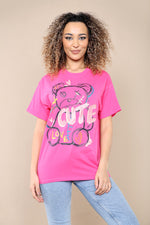 Load image into Gallery viewer, “Cute” Printed Short Sleeves T-Shirt
