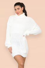 Load image into Gallery viewer, Chunky Sweater Jumper Dress
