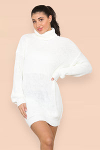 Chunky Sweater Jumper Dress