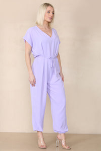 Tie Waist Stylish Harem Jumpsuit