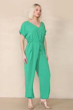 Load image into Gallery viewer, Tie Waist Stylish Harem Jumpsuit
