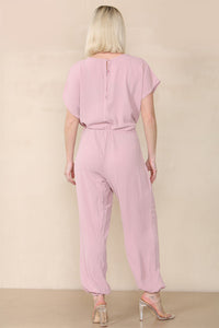 Tie Waist Stylish Harem Jumpsuit