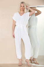 Load image into Gallery viewer, Tie Waist Stylish Harem Jumpsuit
