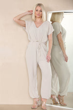 Load image into Gallery viewer, Tie Waist Stylish Harem Jumpsuit
