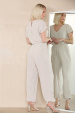 Load image into Gallery viewer, Tie Waist Stylish Harem Jumpsuit
