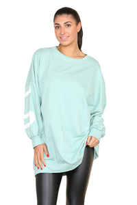 Curve Buffalo Slogan Print Oversized Jumper Dress