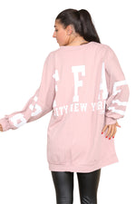 Load image into Gallery viewer, Curve Buffalo Slogan Print Oversized Jumper Dress
