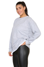 Load image into Gallery viewer, Grey Side Zip Top
