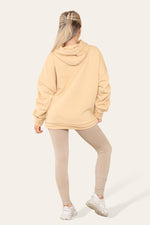 Load image into Gallery viewer, Curve Set Ruched Sleeves Hoodie With Satin Ribbon &amp; High Waist Ribbed Leggings
