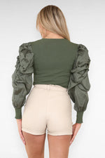 Load image into Gallery viewer, PU Faux Leather Belted Wet Look Shorts With Strap
