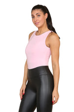 Load image into Gallery viewer, Round Neck Double Layered Top Bodysuit
