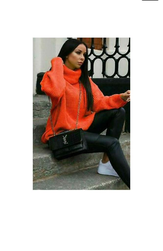 Polo Knitted Florecent Jumper