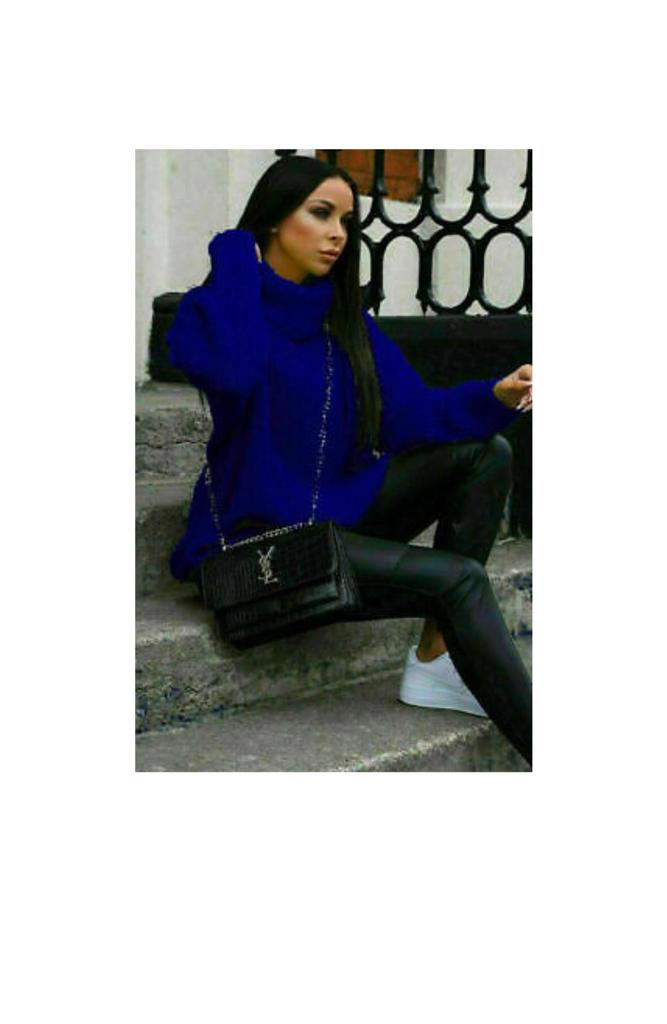 Polo Knitted Florecent Jumper