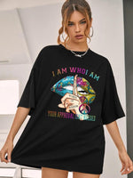 Load image into Gallery viewer, Oversized Whishper Words of Wisdom Short Sleeves T-Shirt

