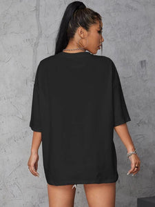Oversized “Nope Not Today” Short Sleeves T-Shirt