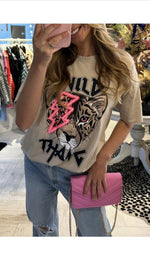 Load image into Gallery viewer, Oversized “Wild Thang” Short Sleeves T-Shirt
